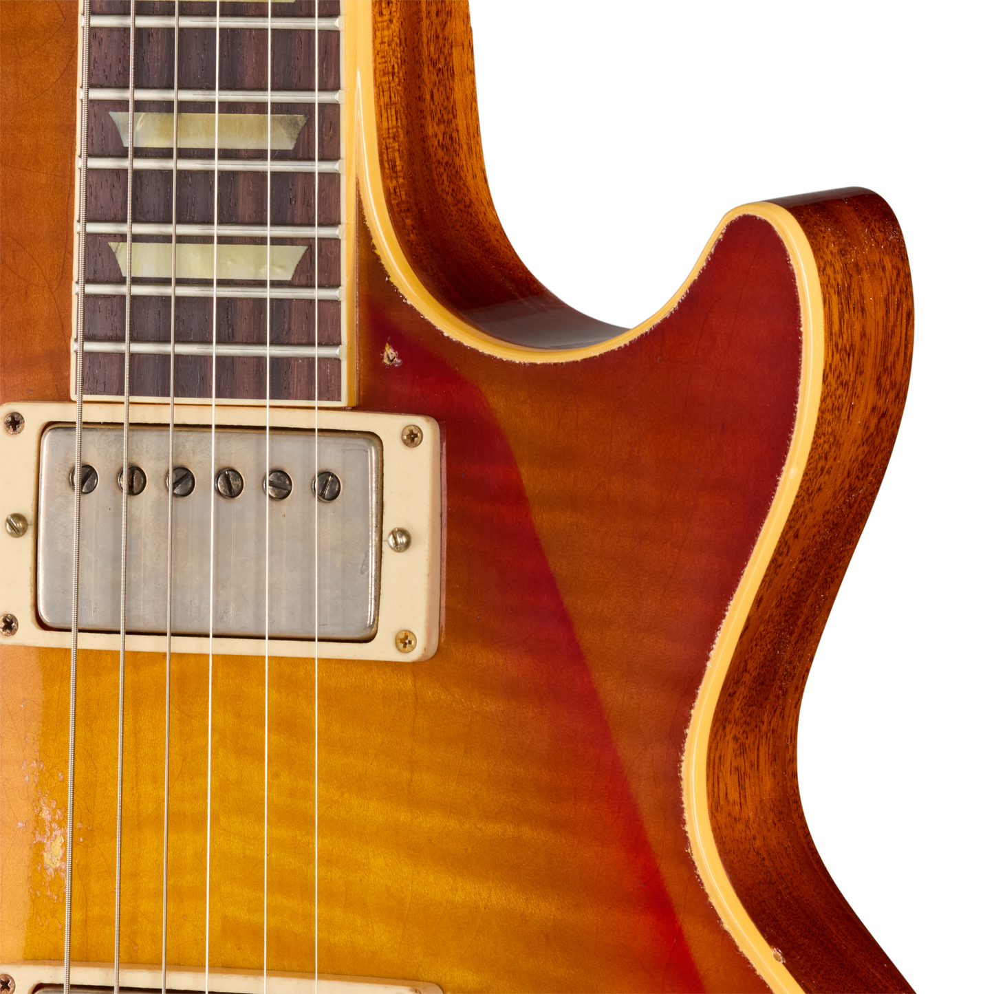 Gibson Custom LE 1959 Les Paul Standard Reissue, Heavy Aged, Molten Amber Burst Electric Guitar Gibson Custom