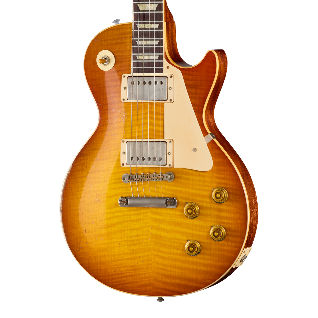 Gibson Custom LE 1959 Les Paul Standard Reissue, Heavy Aged, Faded Peach Burst Electric Guitar Gibson Custom