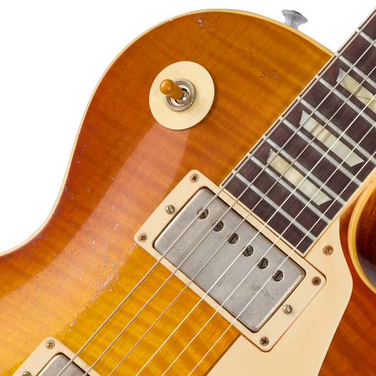 Gibson Custom LE 1959 Les Paul Standard Reissue, Heavy Aged, Faded Peach Burst Electric Guitar Gibson Custom