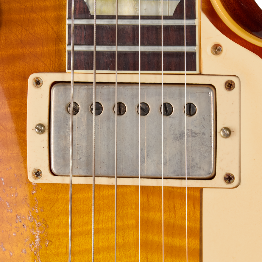 Gibson Custom LE 1959 Les Paul Standard Reissue, Heavy Aged, Faded Peach Burst Electric Guitar Gibson Custom