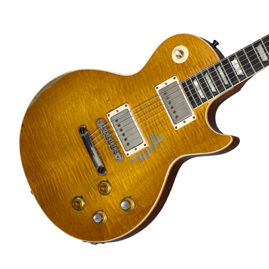 Gibson Custom Kirk Hammett "Greeny" 1959 Les Paul Standard, Greeny Burst Electric Guitar Gibson Custom