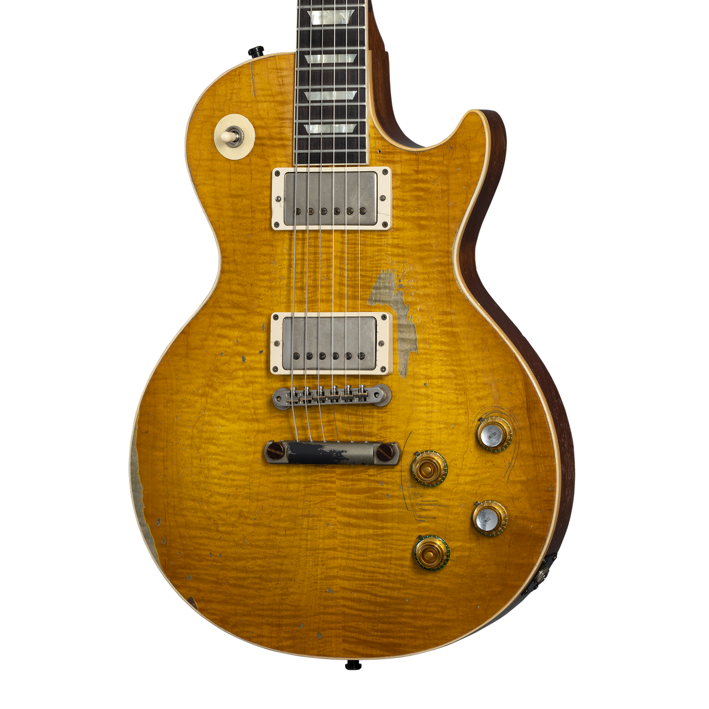 Gibson Custom Kirk Hammett "Greeny" 1959 Les Paul Standard, Greeny Burst Electric Guitar Gibson Custom