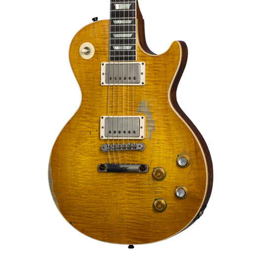 Gibson Custom Kirk Hammett "Greeny" 1959 Les Paul Standard, Greeny Burst Electric Guitar Gibson Custom