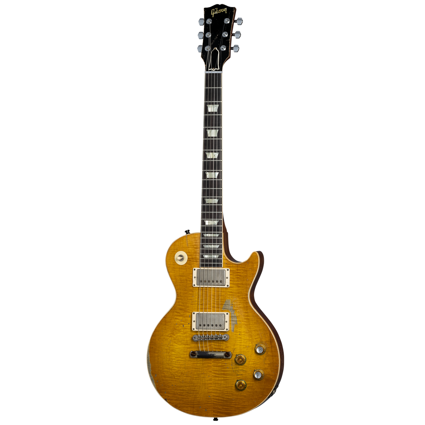 Gibson Custom Kirk Hammett "Greeny" 1959 Les Paul Standard, Greeny Burst Electric Guitar Gibson Custom