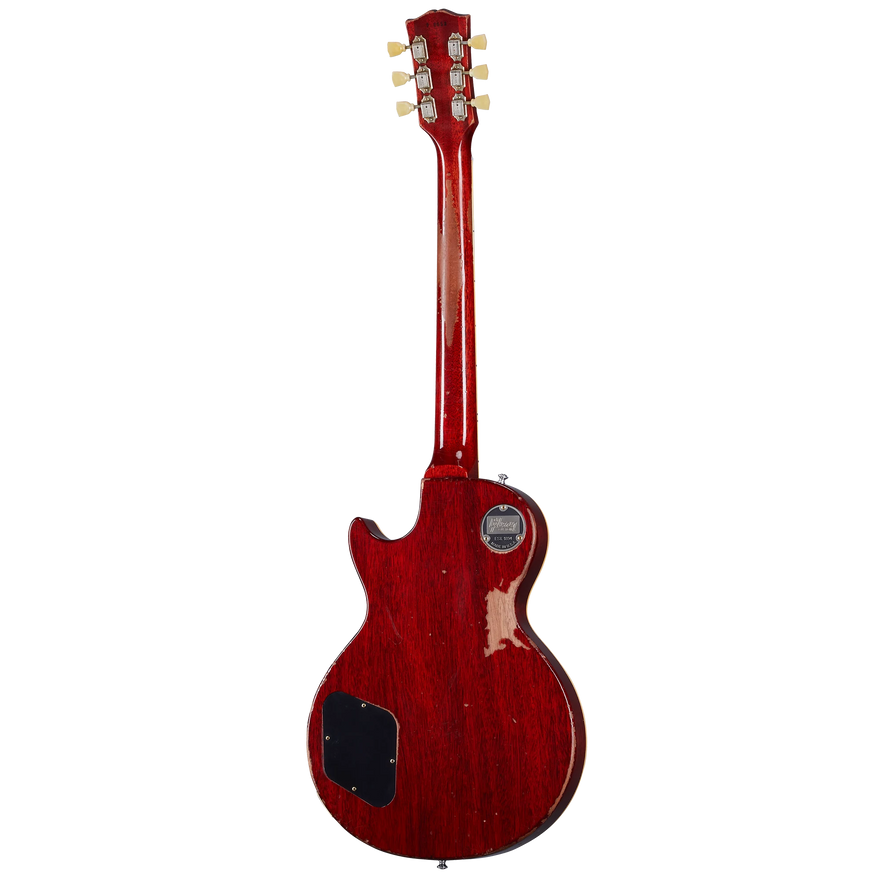 Gibson Custom 1959 Les Paul Standard Reissue, Heavy Aged, Golden Poppy Burst Electric Guitar Gibson Custom
