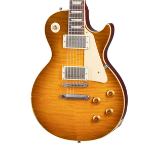 Gibson Custom 1959 Les Paul Standard Reissue, Heavy Aged, Golden Poppy Burst Electric Guitar Gibson Custom