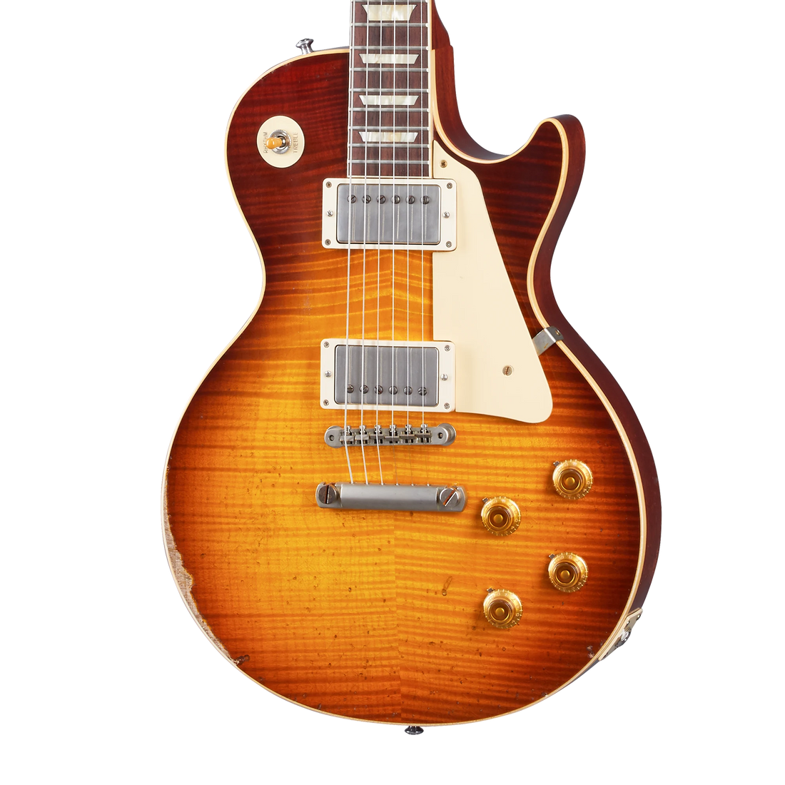 Gibson Custom 1959 Les Paul Standard Reissue, Heavy Aged, Slow Iced Tea Fade Electric Guitar Gibson Custom
