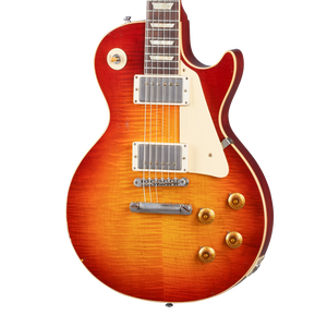 Gibson Custom 1959 Les Paul Standard Reissue, Light Aged, Cherry Tea Burst Electric Guitar Gibson Custom
