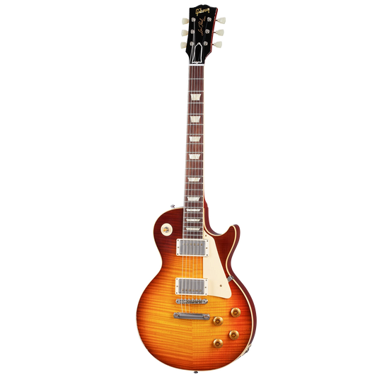 Gibson Custom 1959 Les Paul Standard Reissue, Light Aged, Royal Tea Burst Electric Guitar Gibson Custom