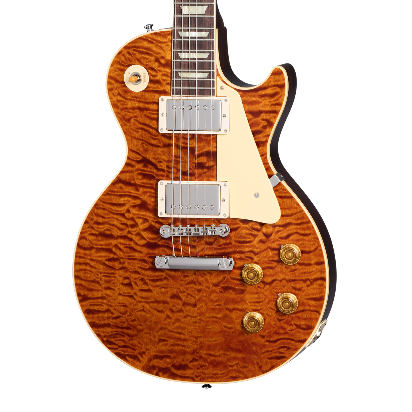Gibson Custom 1959 Les Paul Standard 5A Quilt Maple Top, Double Whiskey Fade Electric Guitar Gibson Custom