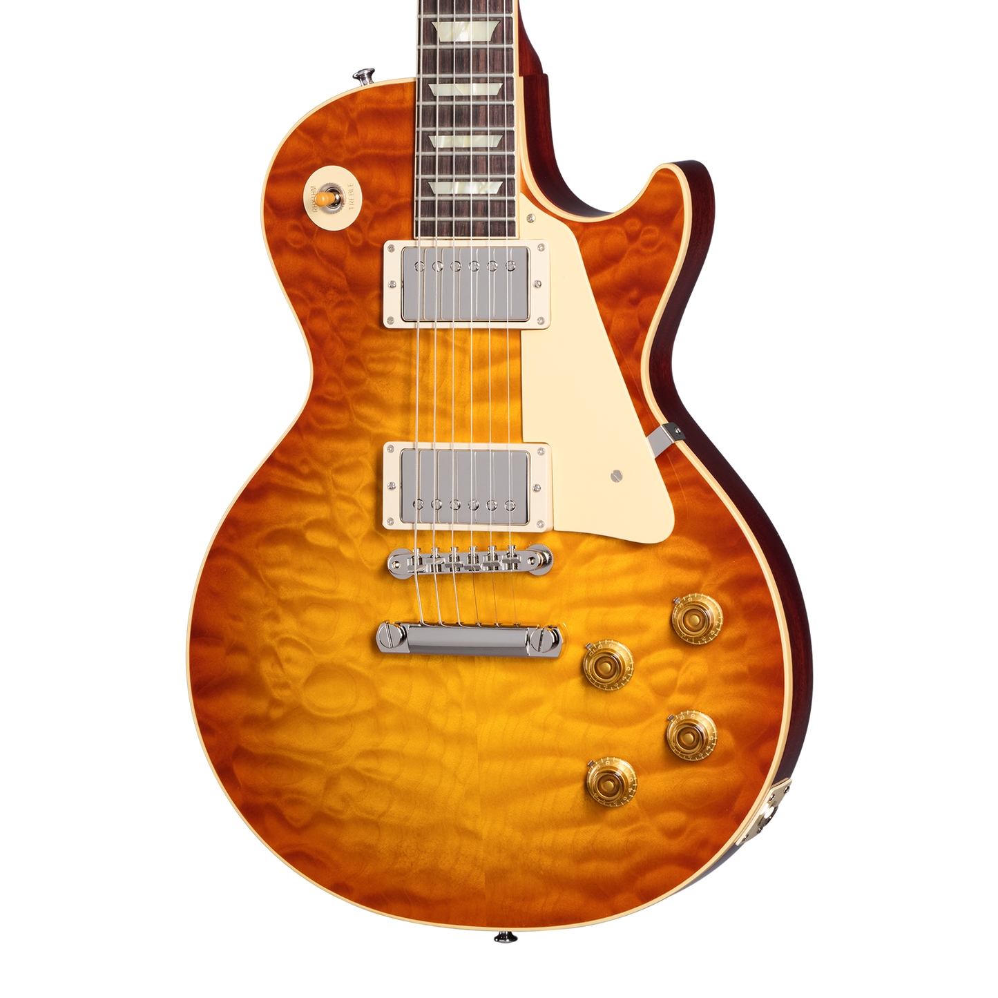 Gibson Custom 1959 Les Paul Standard 2-Piece 5A Quilt Maple Top, Russet Burst Electric Guitar Gibson Custom