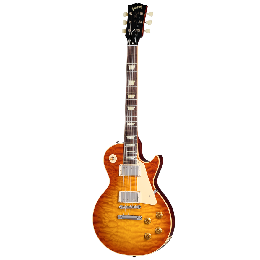 Gibson Custom 1959 Les Paul Standard 2-Piece 5A Quilt Maple Top, Russet Burst Electric Guitar Gibson Custom