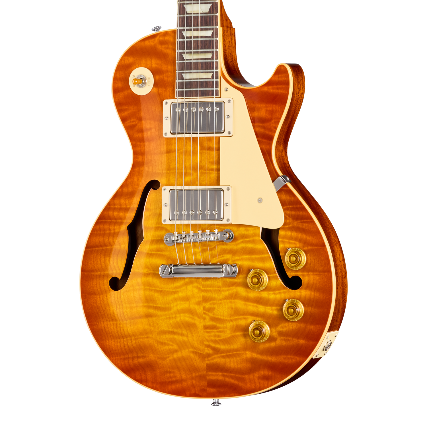 Gibson Custom 1959 Les Paul Standard Reissue with F-Holes, Gloss, Antiquity Burst Electric Guitar Gibson Custom