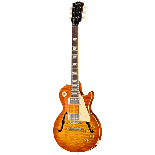Gibson Custom 1959 Les Paul Standard Reissue with F-Holes, Gloss, Antiquity Burst Electric Guitar Gibson Custom