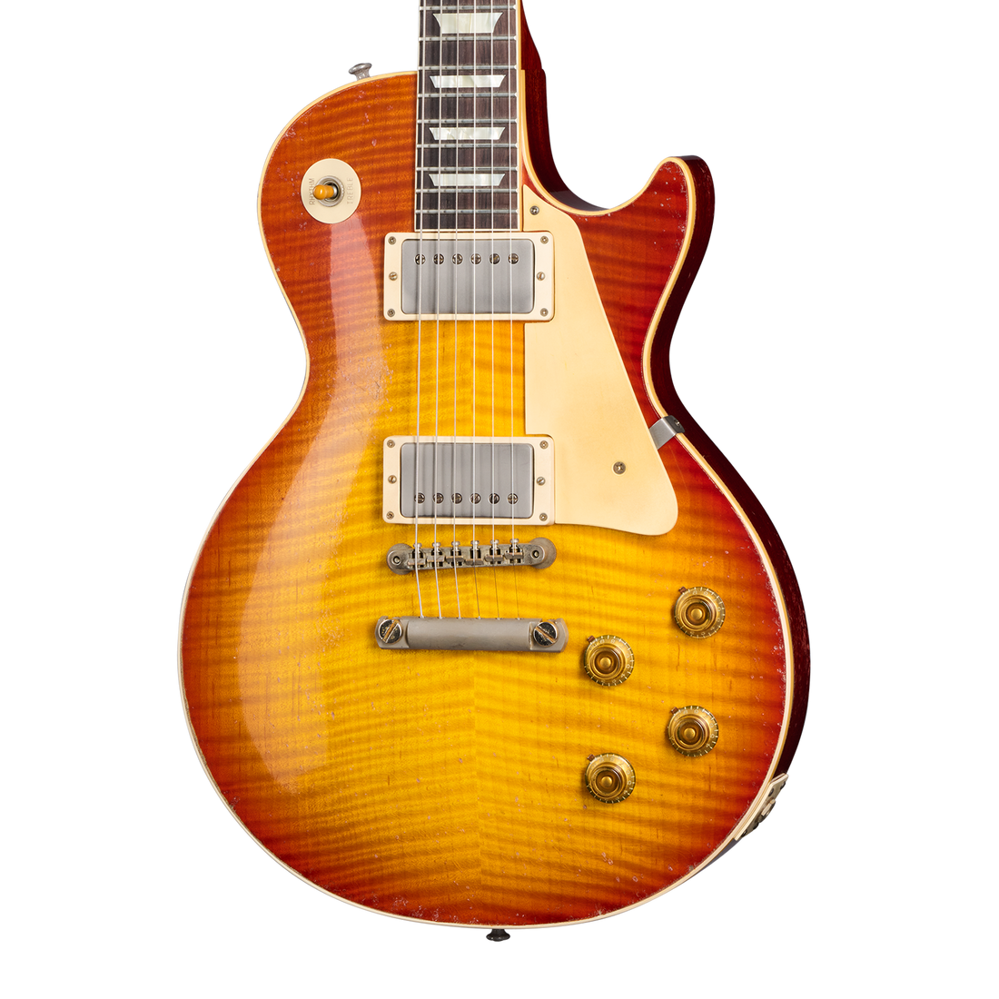 Gibson Custom 1959 Les Paul Standard Reissue Limited Edition Murphy Lab Aged With Brazilian Rosewood, Tom's Cherry Electric Guitar Gibson Custom