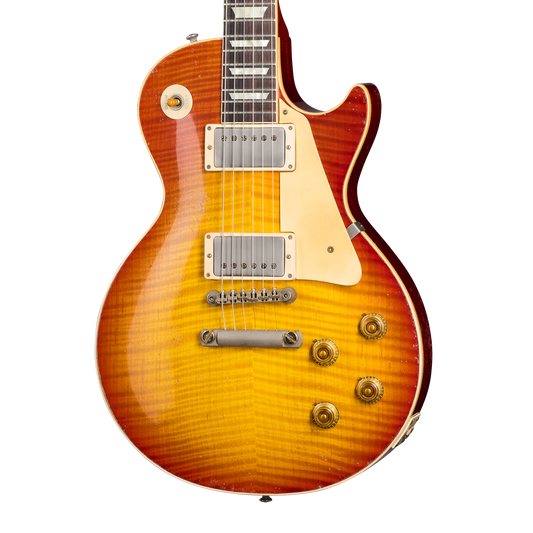 Gibson Custom 1959 Les Paul Standard Reissue Limited Edition Murphy Lab Aged With Brazilian Rosewood, Tom's Cherry Electric Guitar Gibson Custom
