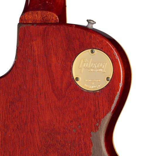 Gibson Custom 1959 Les Paul Standard Reissue Limited Edition Murphy Lab Aged With Brazilian Rosewood, Tom's Cherry Electric Guitar Gibson Custom