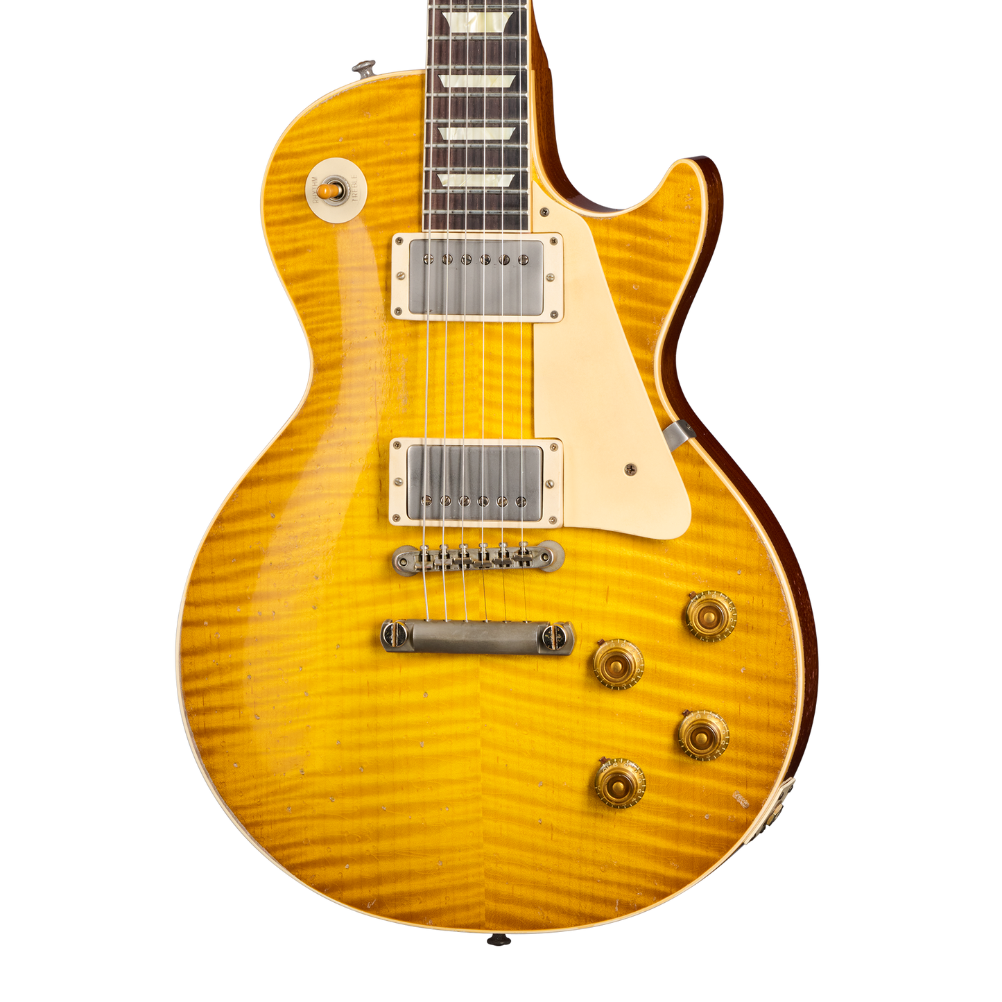 Gibson Custom 1959 Les Paul Standard Reissue Limited Edition Murphy Lab Aged With Brazilian Rosewood, Tom's Lemon Burst Electric Guitar Gibson Custom