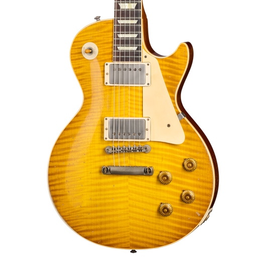 Gibson Custom 1959 Les Paul Standard Reissue Limited Edition Murphy Lab Aged With Brazilian Rosewood, Tom's Lemon Burst Electric Guitar Gibson Custom