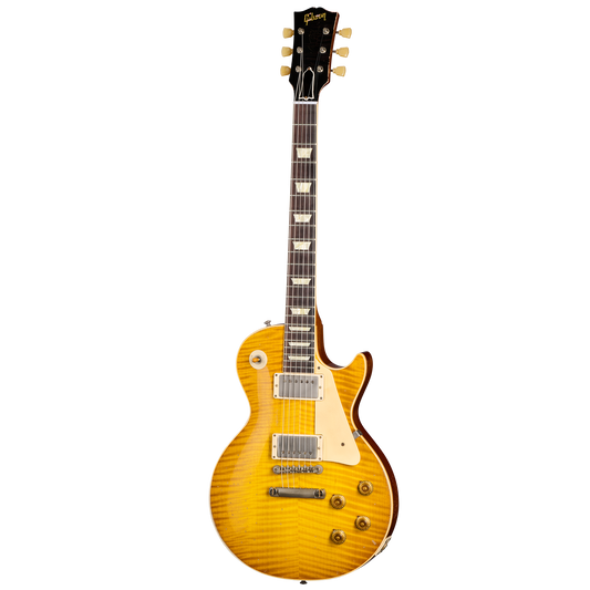 Gibson Custom 1959 Les Paul Standard Reissue Limited Edition Murphy Lab Aged With Brazilian Rosewood, Tom's Lemon Burst Electric Guitar Gibson Custom
