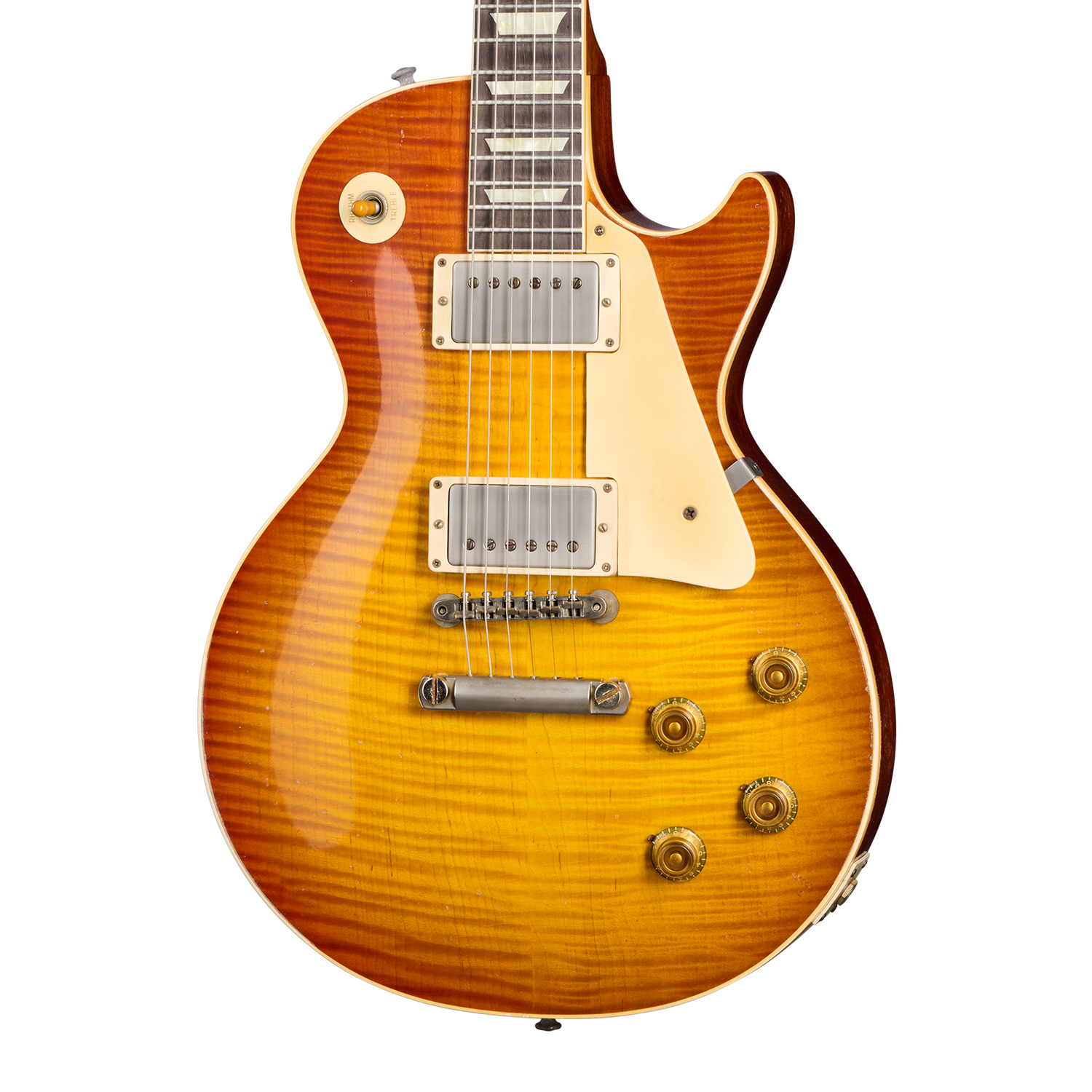 Gibson Custom 1959 Les Paul Standard Reissue Limited Edition Murphy Lab Aged With Brazilian Rosewood, Tom's Tea Electric Guitar Gibson Custom
