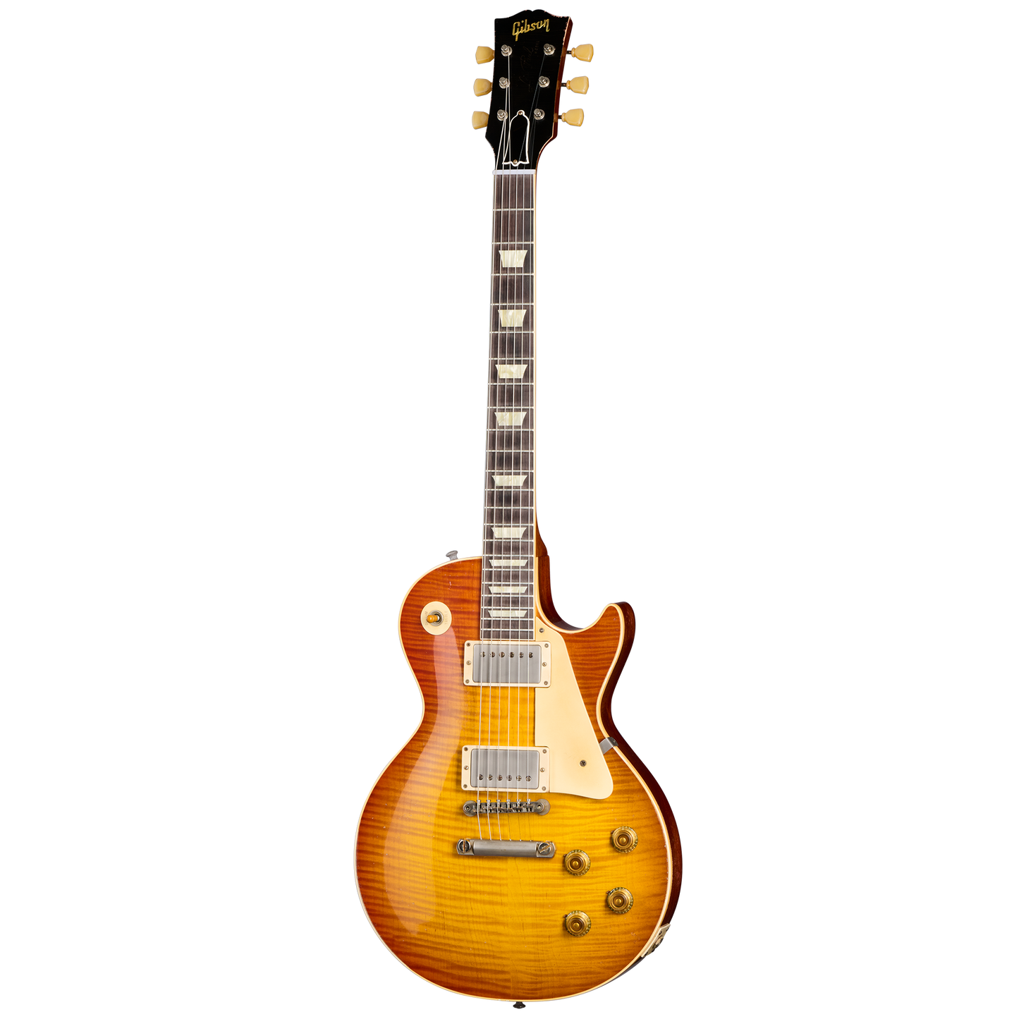 Gibson Custom 1959 Les Paul Standard Reissue Limited Edition Murphy Lab Aged With Brazilian Rosewood, Tom's Tea Electric Guitar Gibson Custom