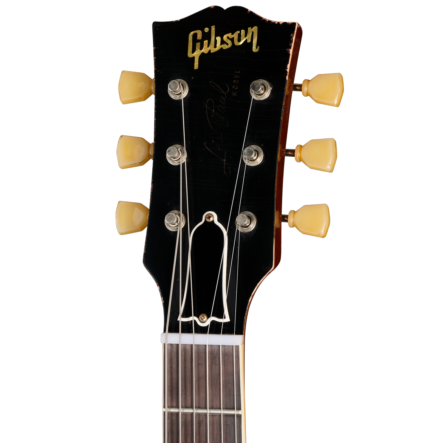 Gibson Custom 1959 Les Paul Standard Reissue Limited Edition Murphy Lab Aged With Brazilian Rosewood, Tom's Tea Electric Guitar Gibson Custom