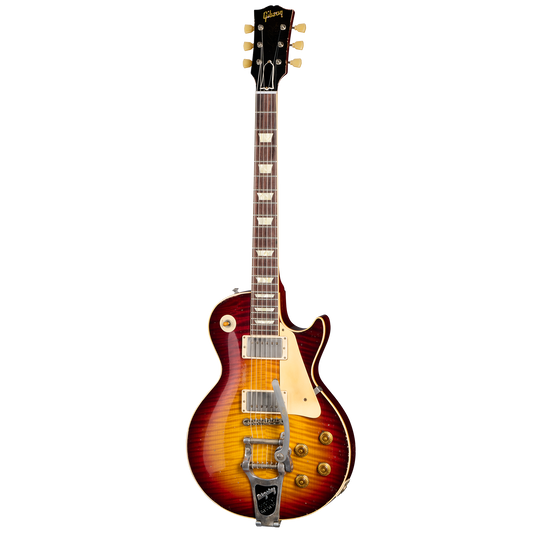 Gibson Custom 1959 Les Paul Standard Reissue Limited Edition Murphy Lab Aged With Brazilian Rosewood, Tom's Tri-Burst Electric Guitar Gibson Custom