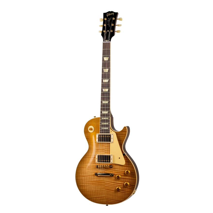 Gibson Custom 1959 Les Paul Standard Reissue, Bianco Wine Burst Electric Guitar Gibson Custom