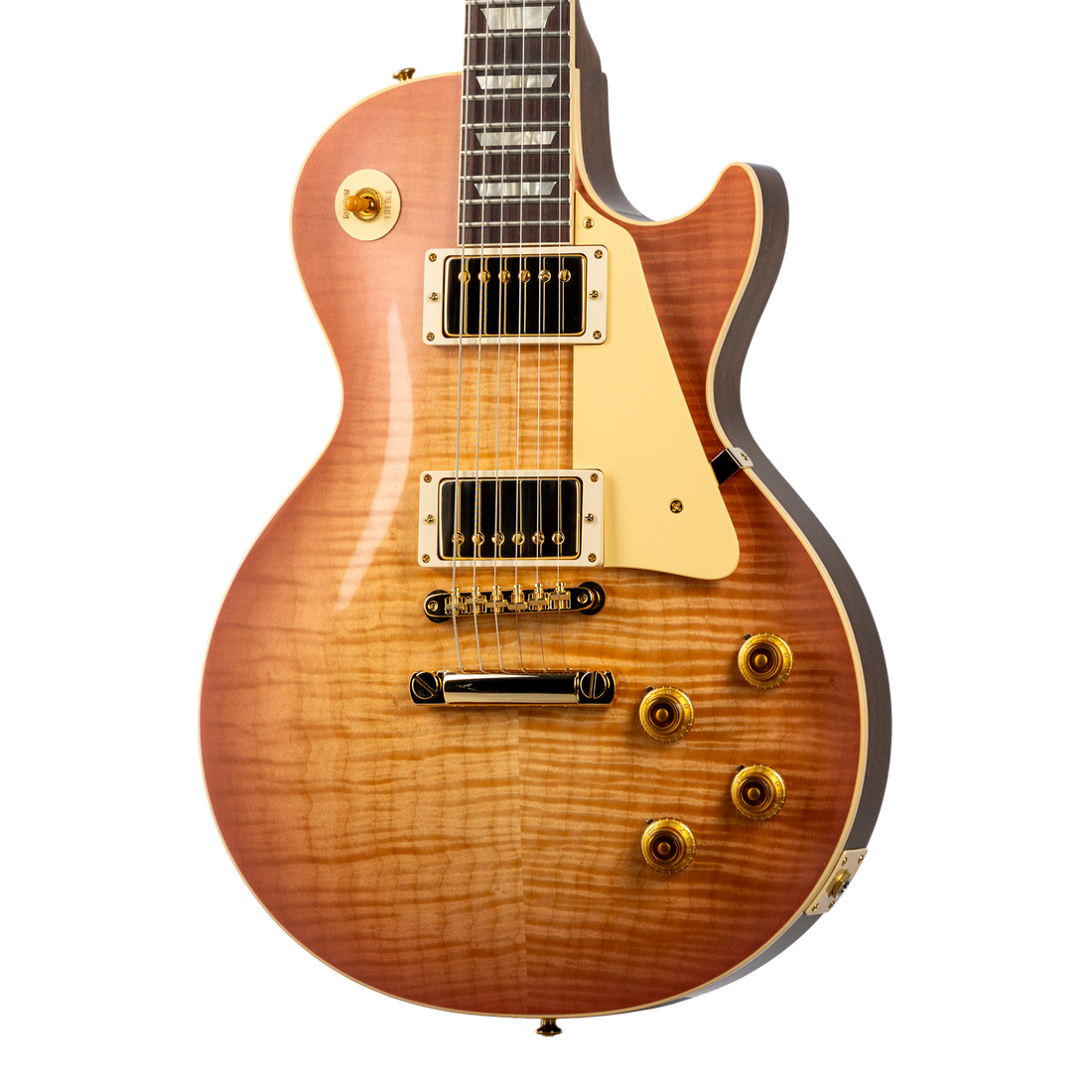 Gibson Custom 1959 Les Paul Standard Reissue, Rosé Wine Burst Electric Guitar Gibson Custom