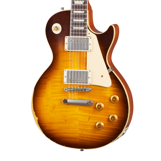 Gibson Custom 1959 Les Paul Standard Reissue, Ultra Heavy Aged, Kindred Burst Electric Guitar Gibson Custom