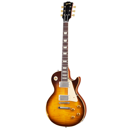 Gibson Custom 1959 Les Paul Standard Reissue, Ultra Heavy Aged, Kindred Burst Electric Guitar Gibson Custom