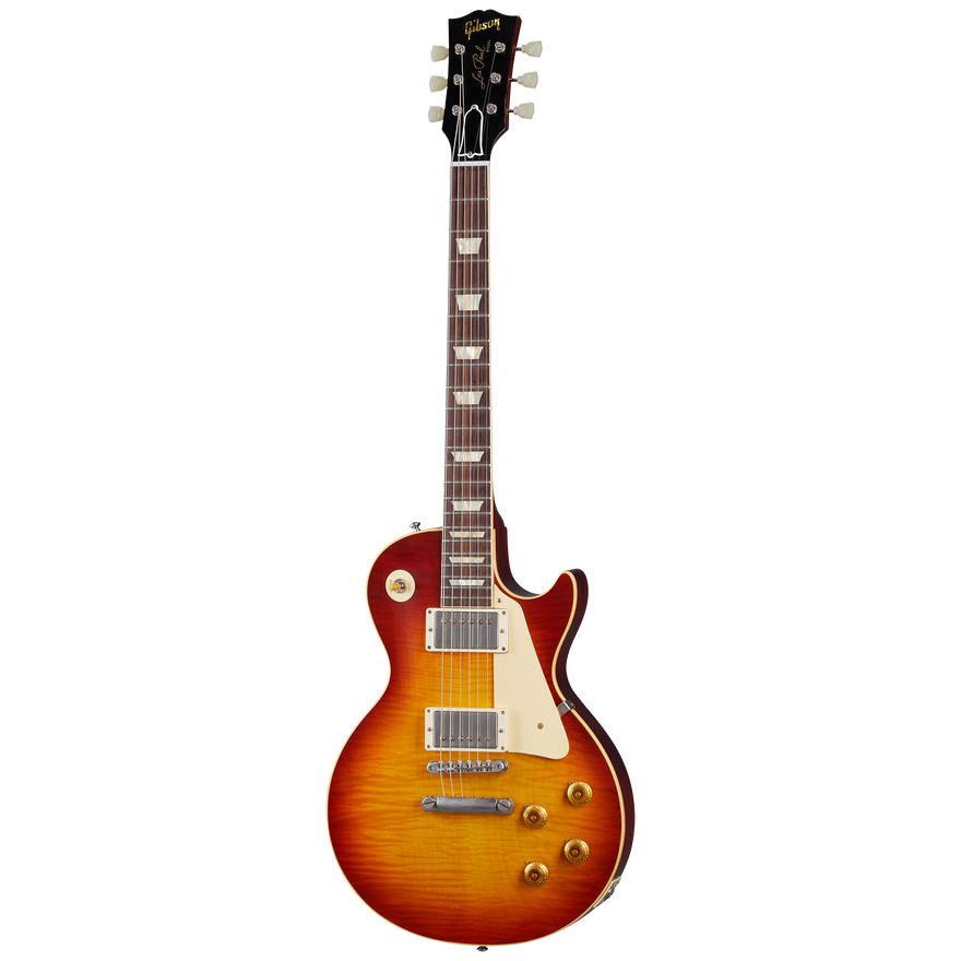 Gibson Custom 1959 Les Paul Standard Reissue, Ultra Light Aged, Sunrise Teaburst Electric Guitar Gibson Custom