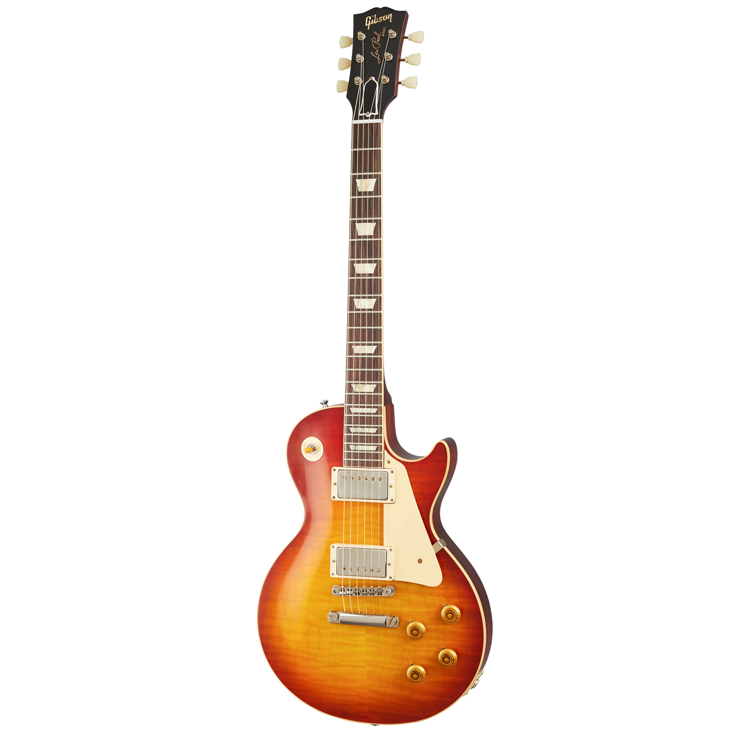 Gibson Custom 1959 Les Paul Standard Reissue, VOS, Washed Cherry Sunburst Electric Guitar Gibson Custom