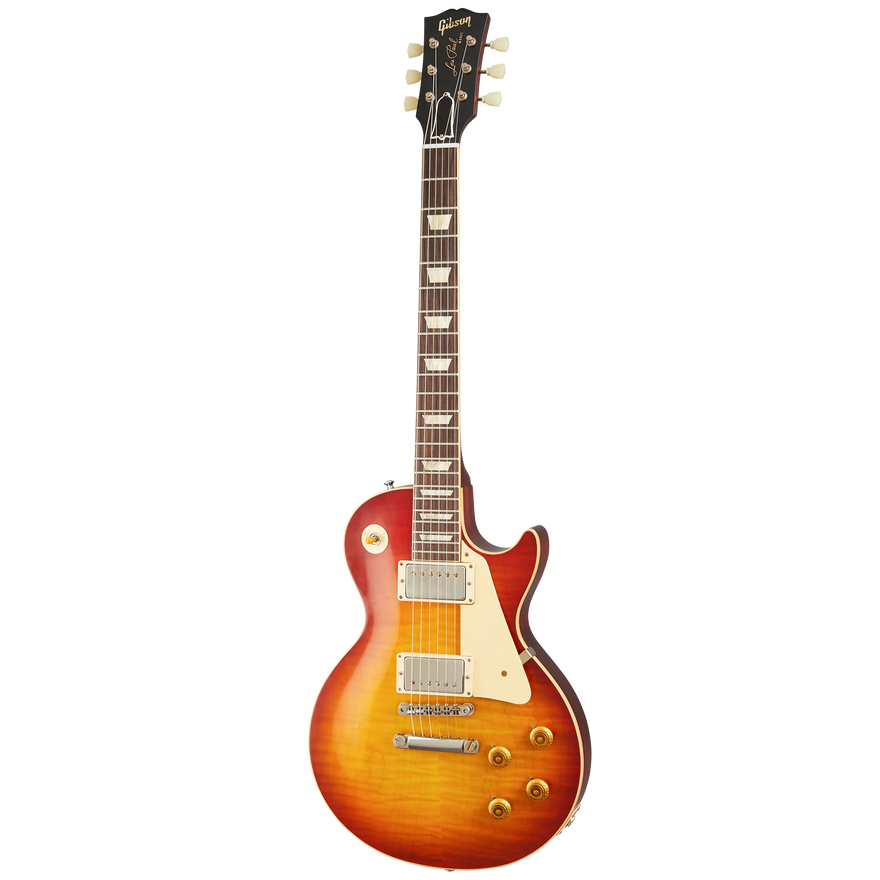 Gibson Custom 1959 Les Paul Standard Reissue, VOS, Washed Cherry Sunburst Electric Guitar Gibson Custom