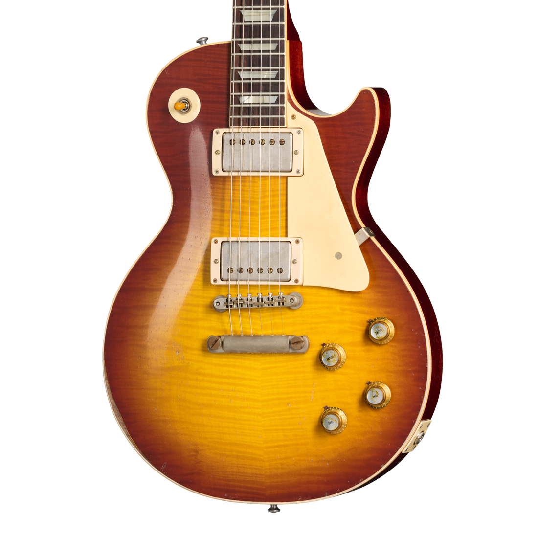 Gibson Custom 1960 Les Paul Standard Reissue, Heavy Aged, Iced Tea Burst Electric Guitar Gibson Custom