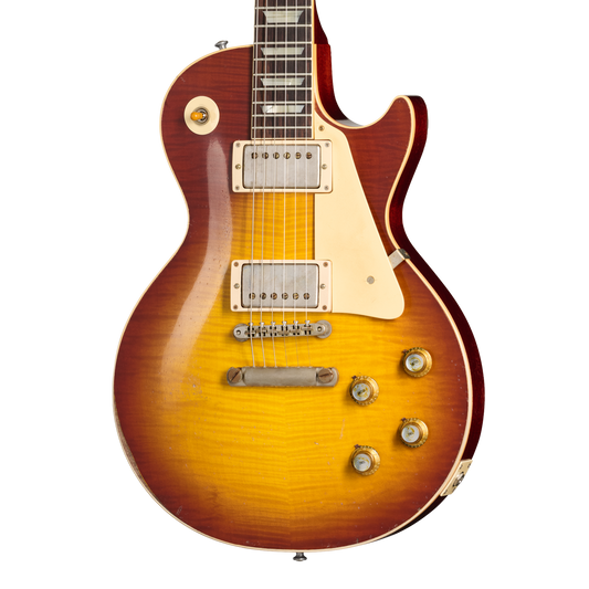 Gibson Custom 1960 Les Paul Standard Reissue, Heavy Aged, Iced Tea Burst Electric Guitar Gibson Custom