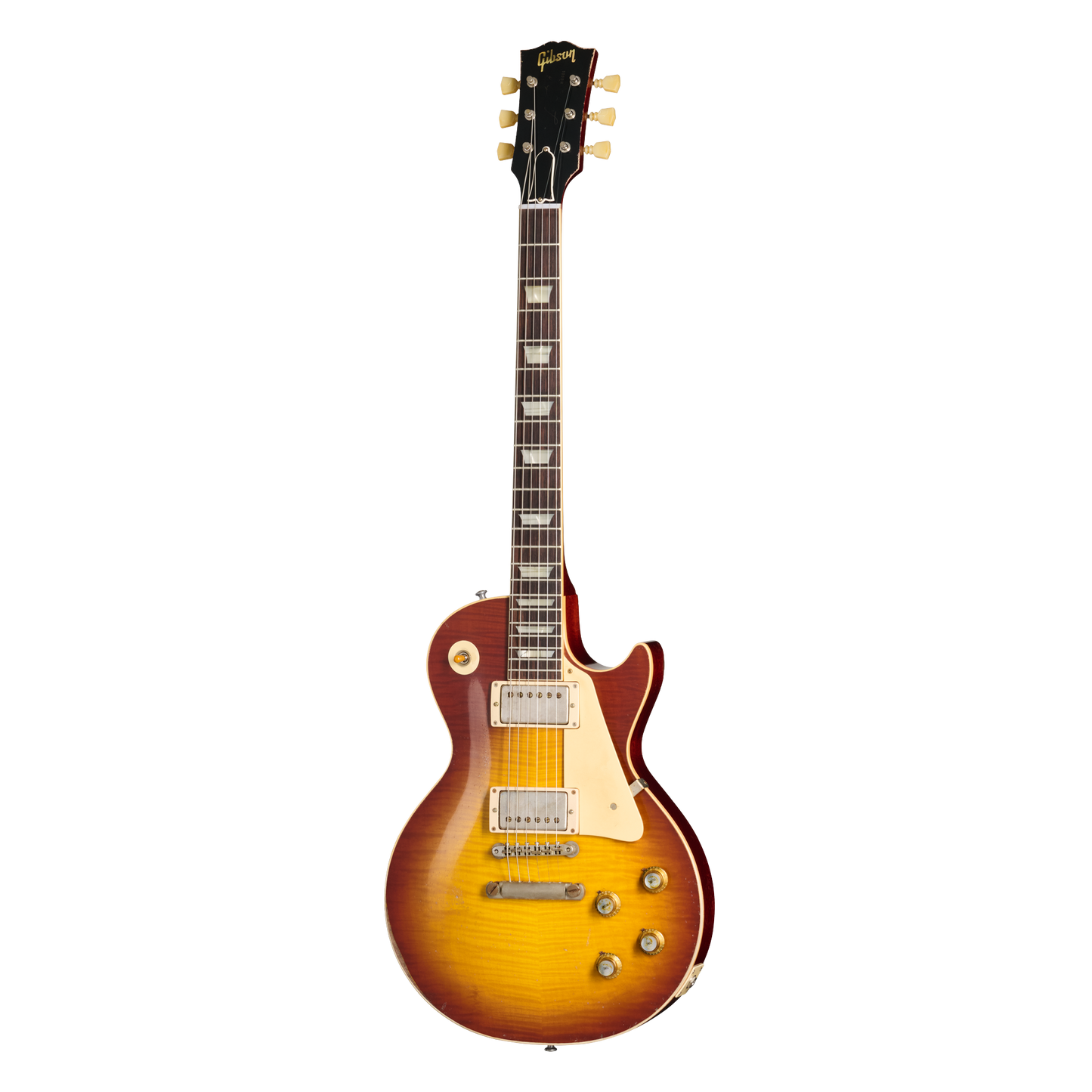 Gibson Custom 1960 Les Paul Standard Reissue, Heavy Aged, Iced Tea Burst Electric Guitar Gibson Custom