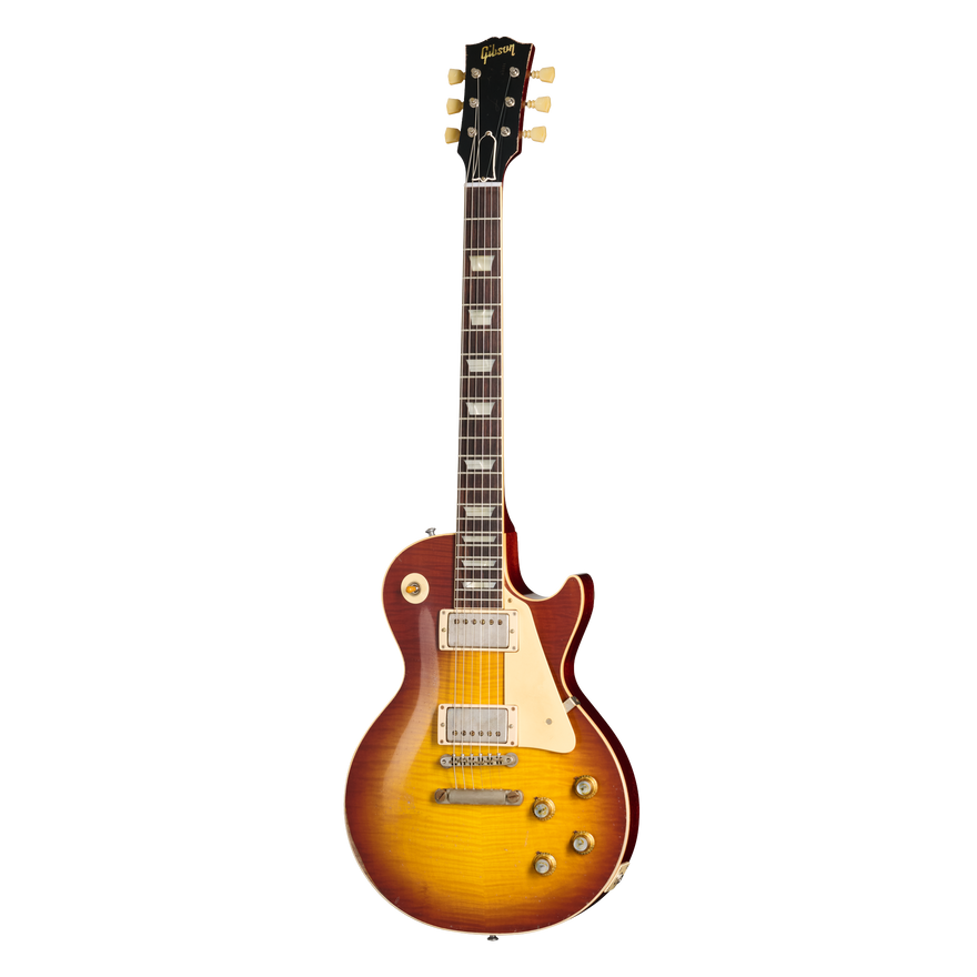 Gibson Custom 1960 Les Paul Standard Reissue, Heavy Aged, Iced Tea Burst Electric Guitar Gibson Custom