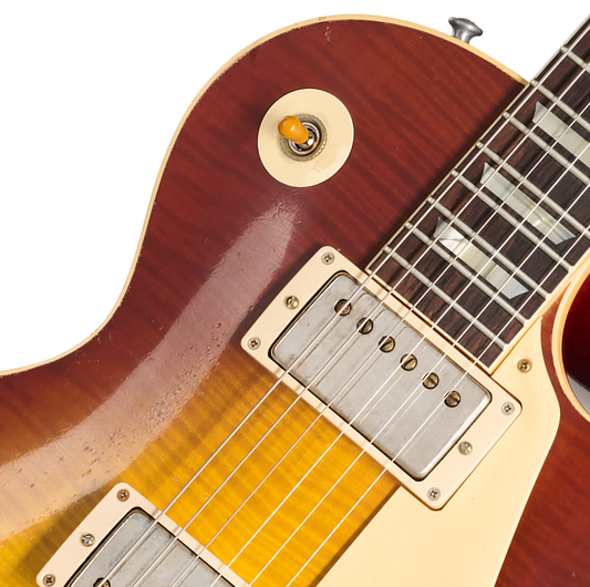 Gibson Custom 1960 Les Paul Standard Reissue, Heavy Aged, Iced Tea Burst Electric Guitar Gibson Custom