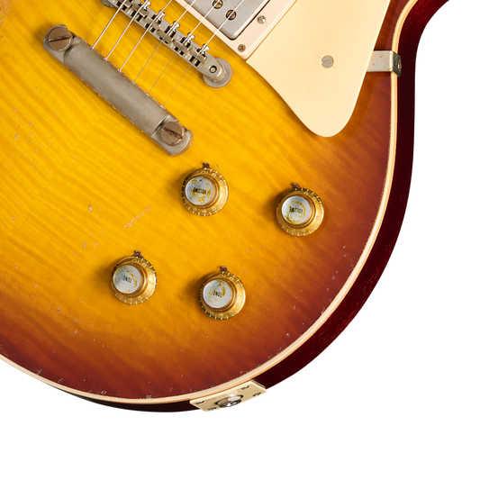 Gibson Custom 1960 Les Paul Standard Reissue, Heavy Aged, Iced Tea Burst Electric Guitar Gibson Custom