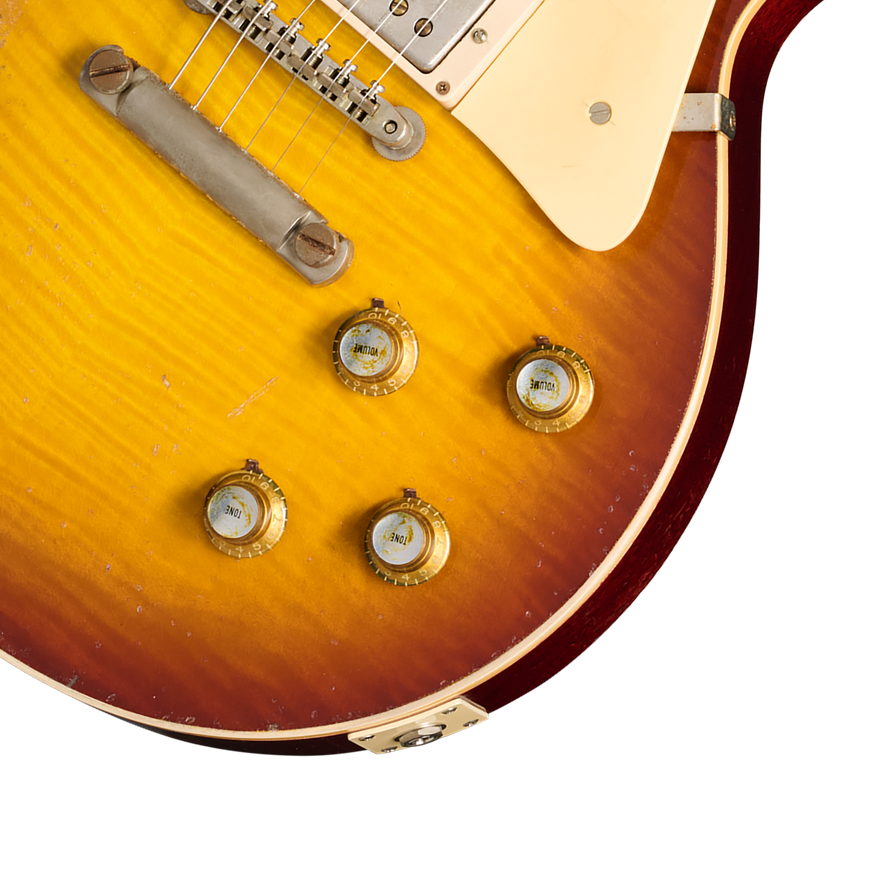 Gibson Custom 1960 Les Paul Standard Reissue, Heavy Aged, Iced Tea Burst Electric Guitar Gibson Custom