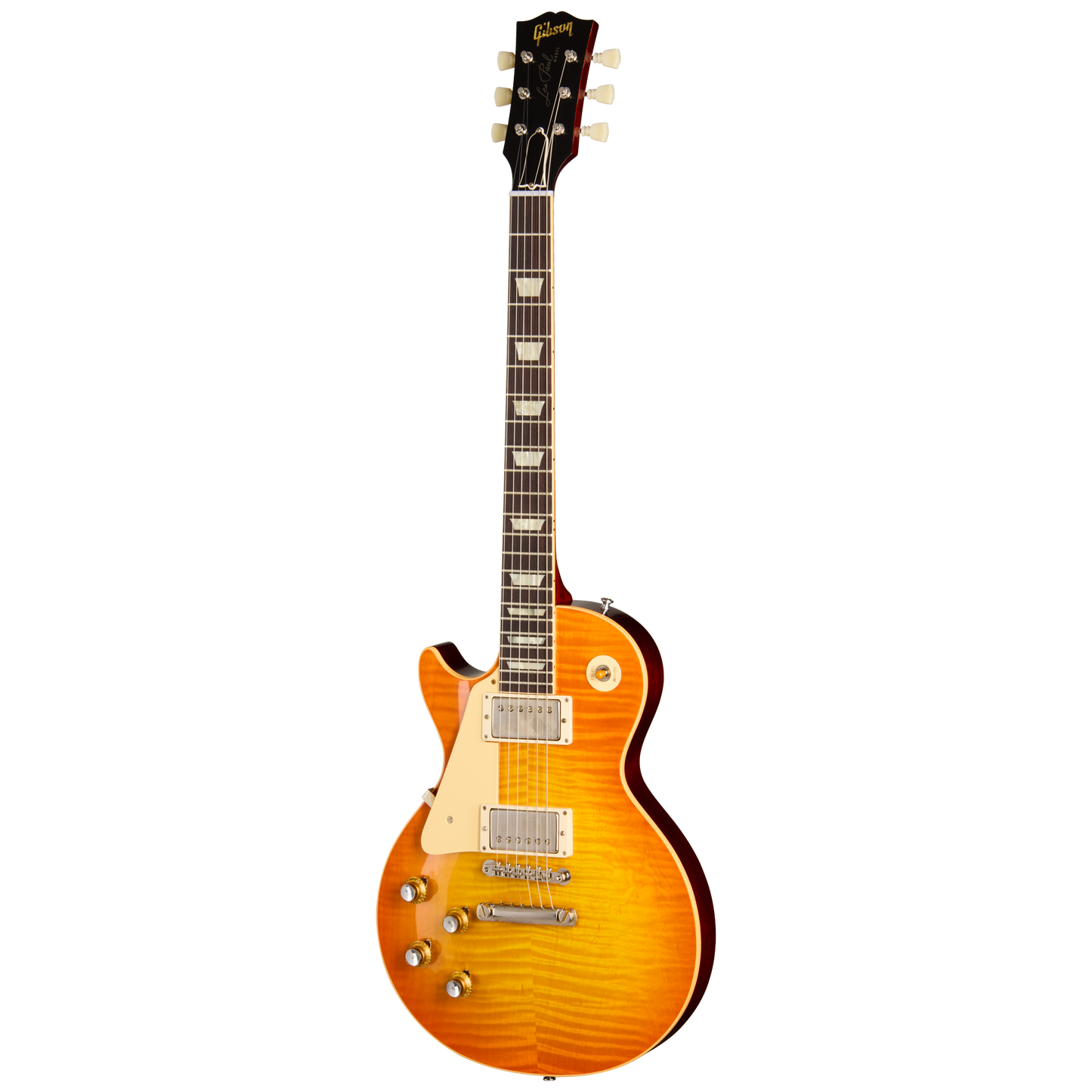Gibson Custom 1960 Les Paul Standard Reissue, Left-Handed, VOS, Tangerine Burst Electric Guitar Gibson Custom