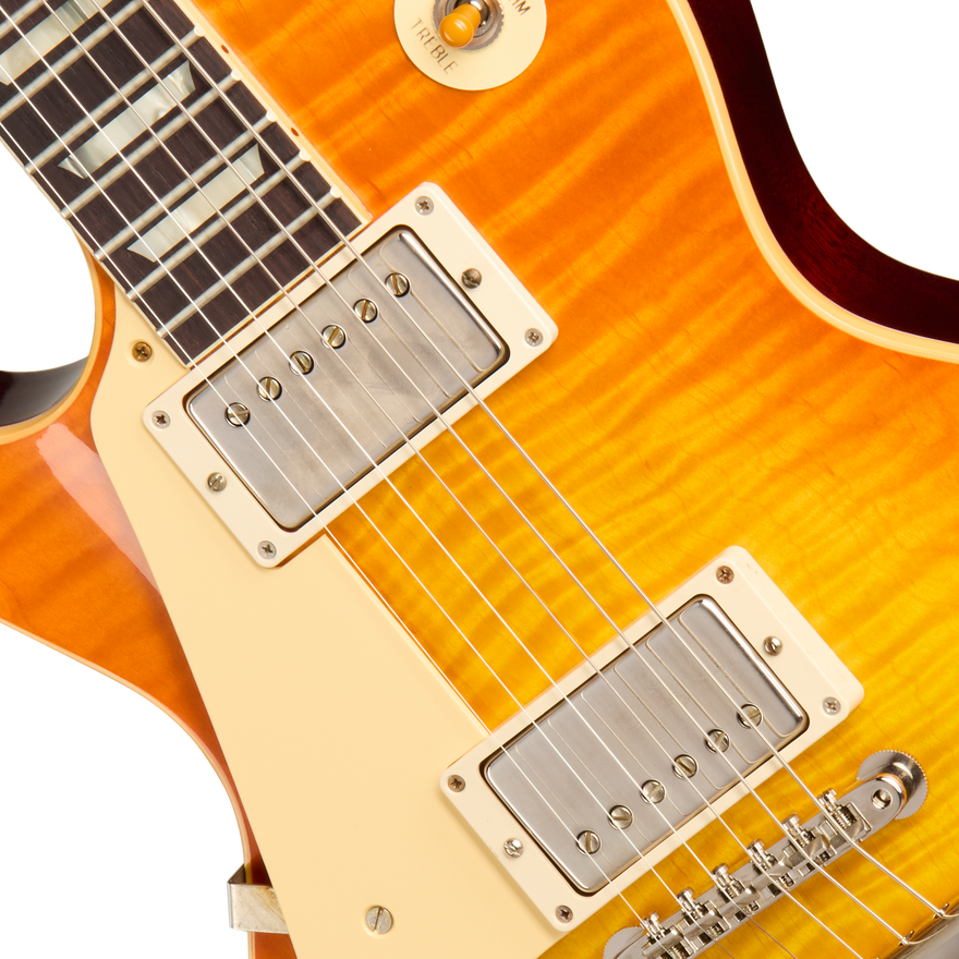 Gibson Custom 1960 Les Paul Standard Reissue, Left-Handed, VOS, Tangerine Burst Electric Guitar Gibson Custom
