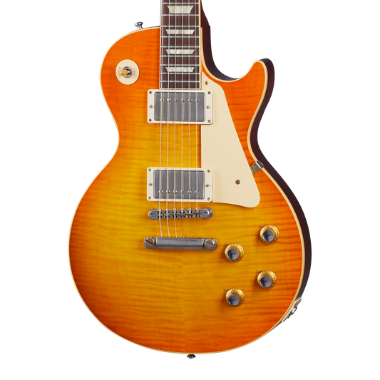 Gibson Custom 1960 Les Paul Standard Reissue, Ultra Light Aged, Orange Lemon Fade Burst Electric Guitar Gibson Custom