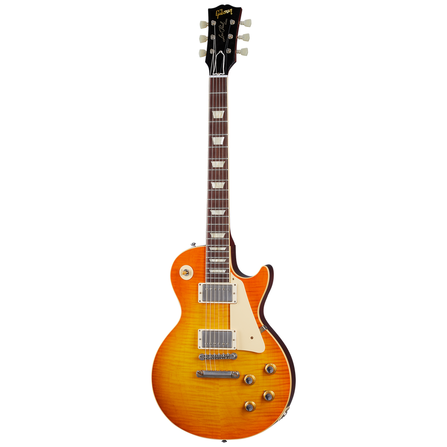 Gibson Custom 1960 Les Paul Standard Reissue, Ultra Light Aged, Orange Lemon Fade Burst Electric Guitar Gibson Custom
