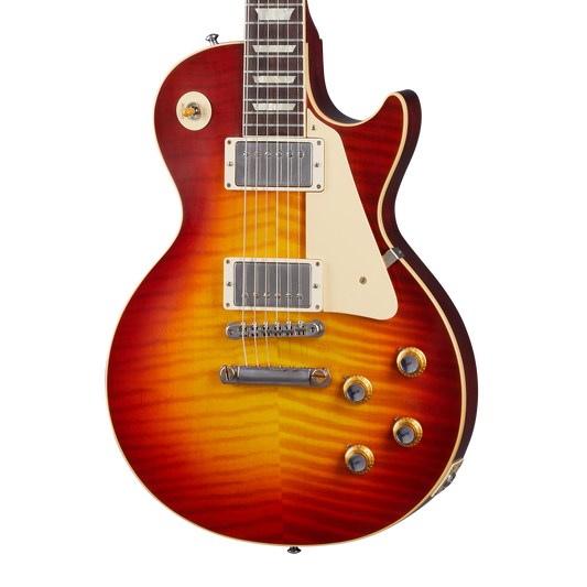 Gibson Custom 1960 Les Paul Standard Reissue, Ultra Light Aged, Wide Tomato Burst Electric Guitar Gibson Custom