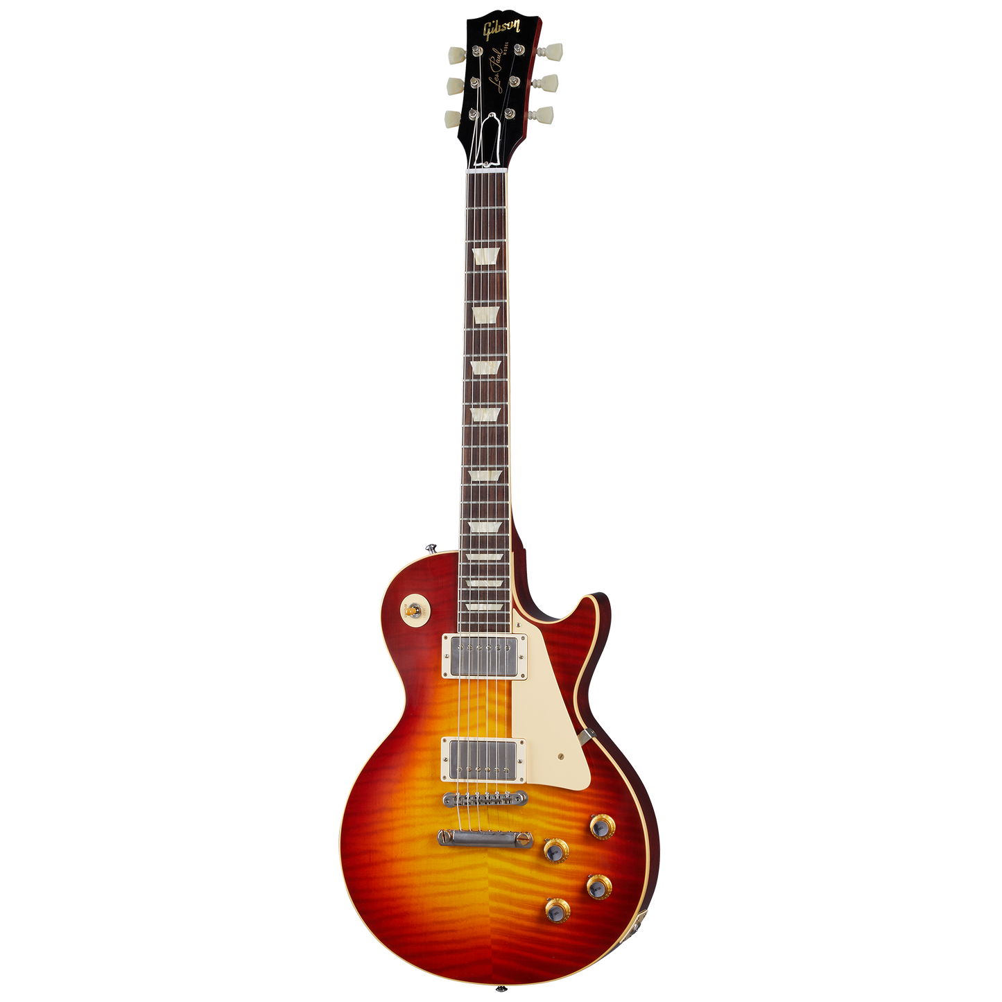 Gibson Custom 1960 Les Paul Standard Reissue, Ultra Light Aged, Wide Tomato Burst Electric Guitar Gibson Custom