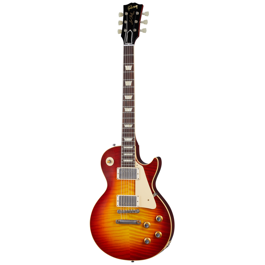 Gibson Custom 1960 Les Paul Standard Reissue, Ultra Light Aged, Wide Tomato Burst Electric Guitar Gibson Custom
