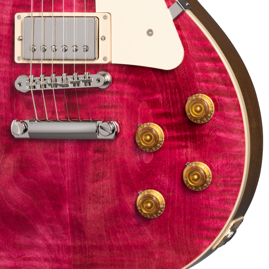 Gibson Les Paul Standard 50s Custom Color, Translucent Fuchsia Electric Guitar Gibson